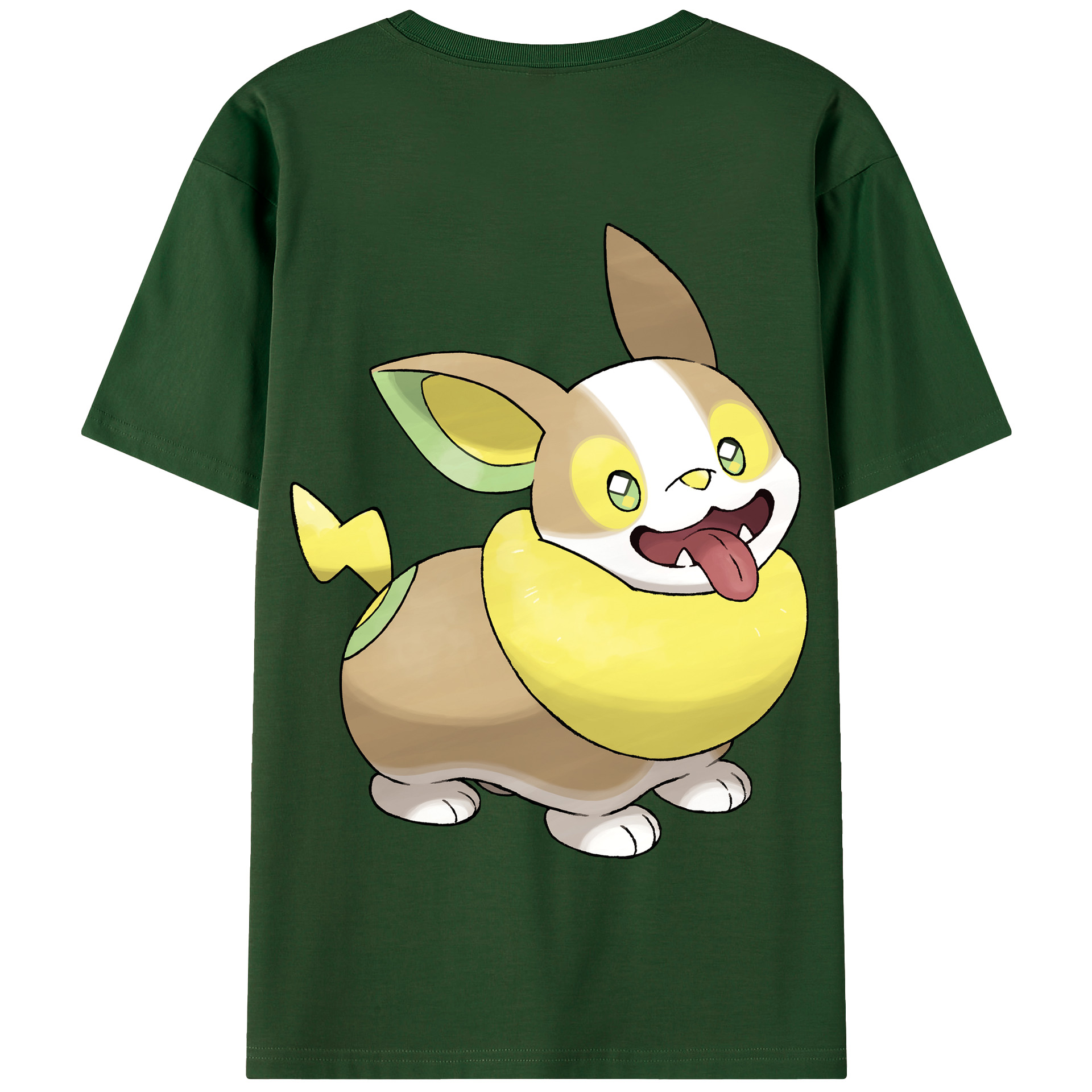 （画像用） ポケットモンスター Pokémon 綿100％半袖Tシャツ（背面プリント）